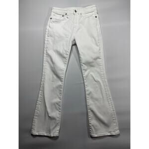 R13 Crisp White Flare Jeans